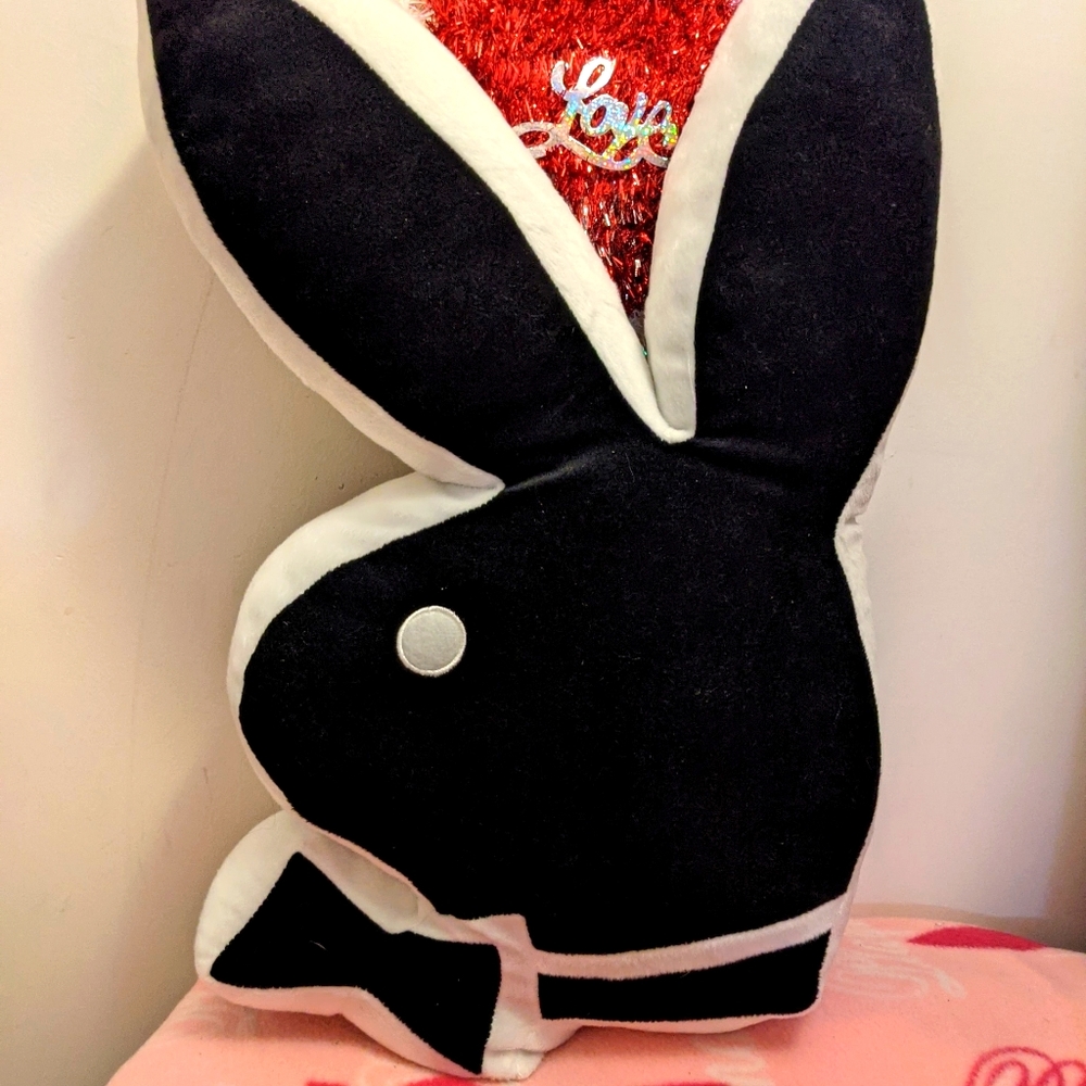 Black playboy bunny pillow 🐰🥰